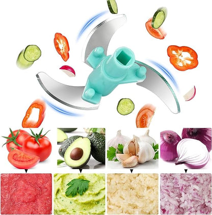 Vegetable Chopper for Kitchen, (500ml - 3 Blades)