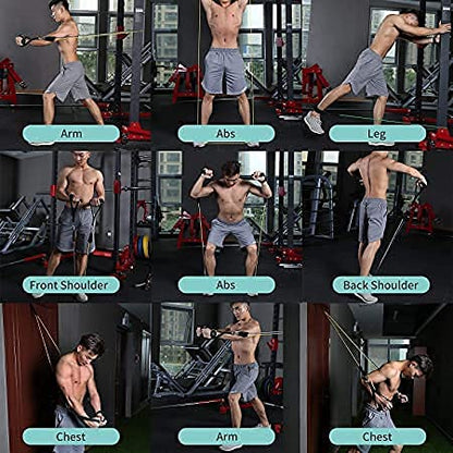 Exercise Bands Resistance Bands Set Workingout Door Fitness Gym Resistance Bands Kit for Men Women