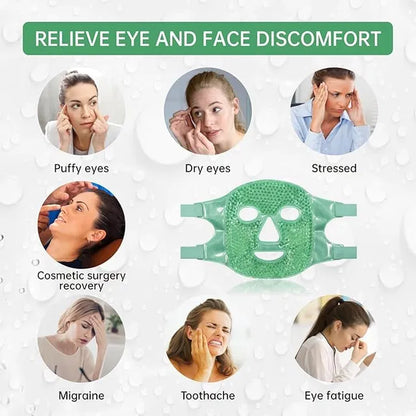 Cold Face Eye Mask, Ice Pack Reduce Face Puff, Dark Circles